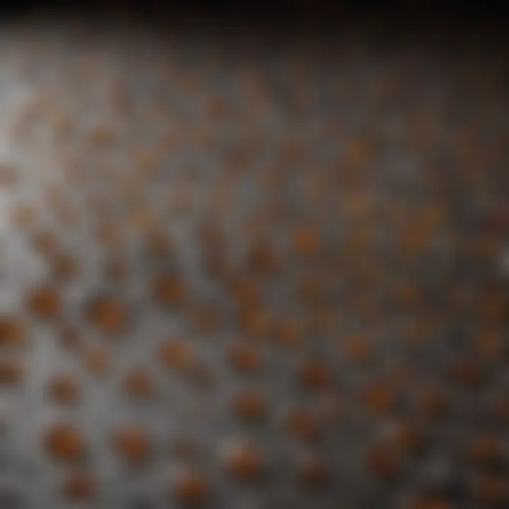A close-up view of high-quality materials and textures found in home goods products.