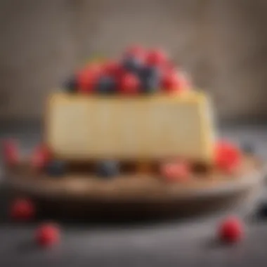 Variety of keto-friendly ingredients for cheesecake