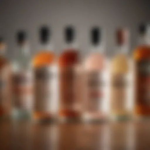 Selection of keto-friendly spirits