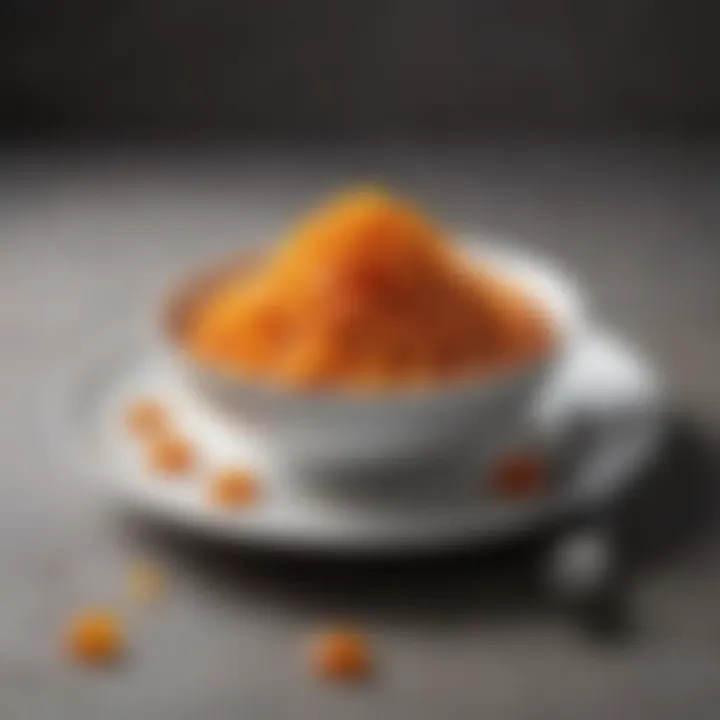 A vibrant dish exemplifying the blend of flavors with minimalism