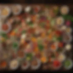 A vibrant selection of fresh ingredients showcasing diversity in meal options.