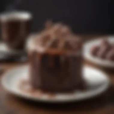 Delicious chocolate mug cake