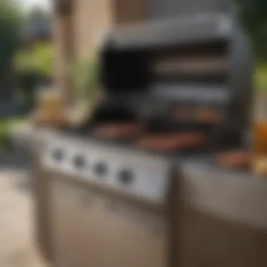 Innovative gas grill featuring advanced technology