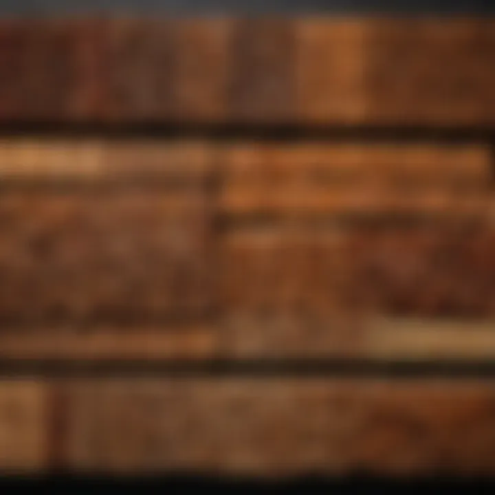 An arrangement of different wood types with flavor notes