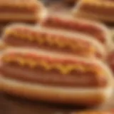 Close-up of Oscar Mayer Natural Beef Hot Dogs.