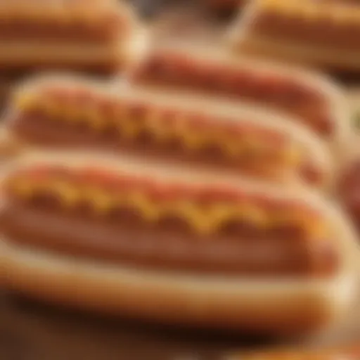 Close-up of Oscar Mayer Natural Beef Hot Dogs.