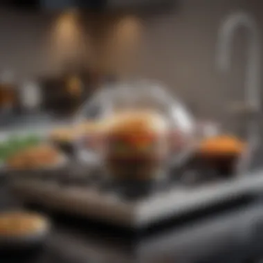 Multifunctional Kitchen Gadget Features Close-up of a multifunctional kitchen gadget showcasing its features