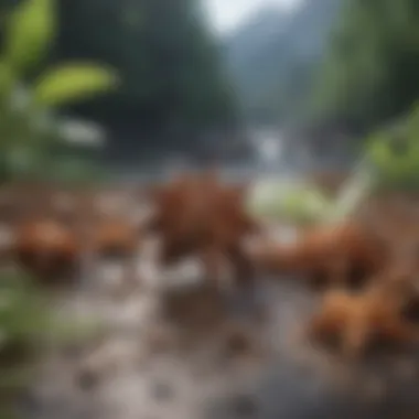 A beautiful landscape symbolizing the origin of star anise