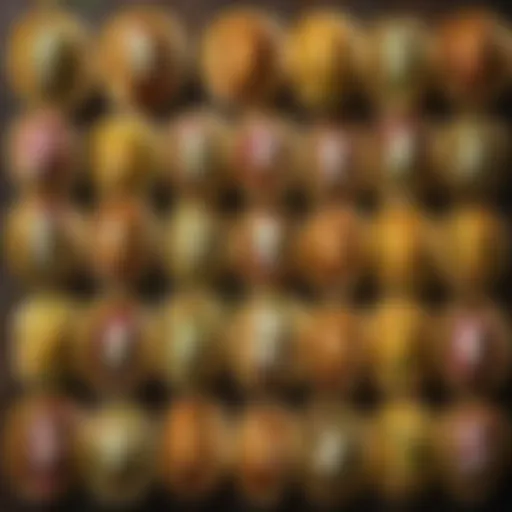 A colorful display of various taco types showcasing their vibrant ingredients