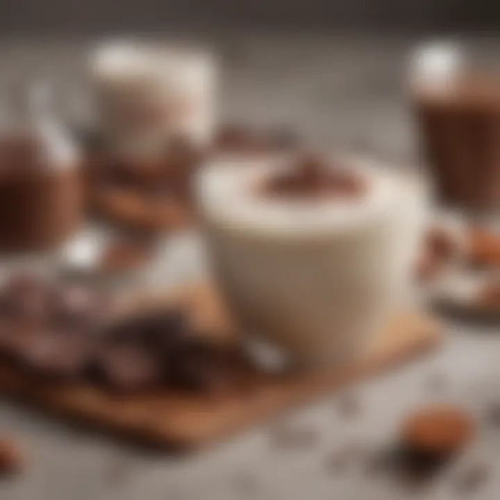Selection of premium cocoa and chocolate ingredients