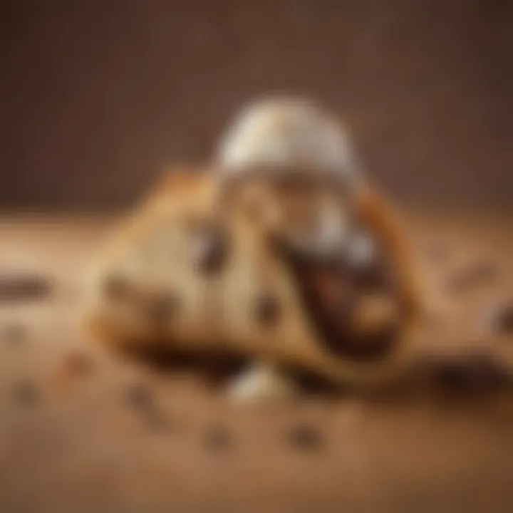 A close-up of a Choco Taco with melting ice cream