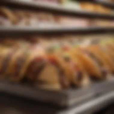 A selection of Choco Tacos on a grocery store shelf