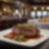 Elegant dining setup at a top steakhouse in Lexington