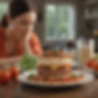 Embracing Mindful Eating A serene setting for mindful eating practices