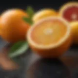 Vibrant citrus fruit rich in Vitamin C