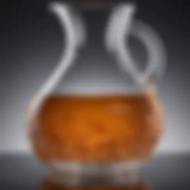Intricate Design of the K Duo Carafe Close-up of K Duo Carafe showcasing its intricate design