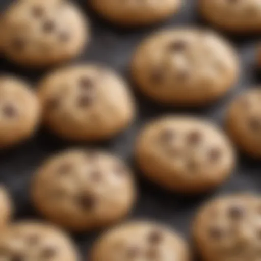 A close-up of three key ingredients for cookies