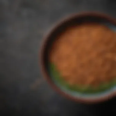 A colorful bowl filled with lentils and chickpeas