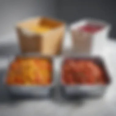 Food Freshness Comparison Visual comparison of food freshness with and without proper storage