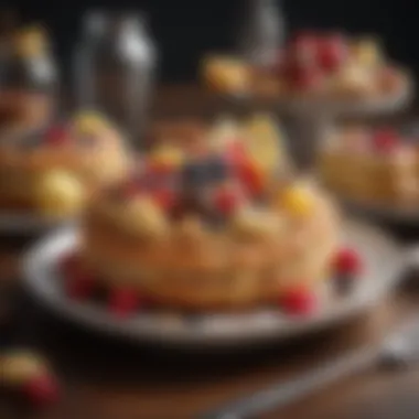 A delightful dessert platter showcasing various sweets and pastries.