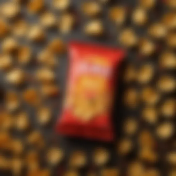 A visually appealing representation of Frito Lay's innovative packaging and branding.