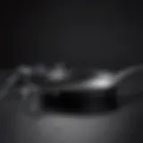 Close-up view of Gordon Ramsay's non-stick pan showcasing its sleek surface