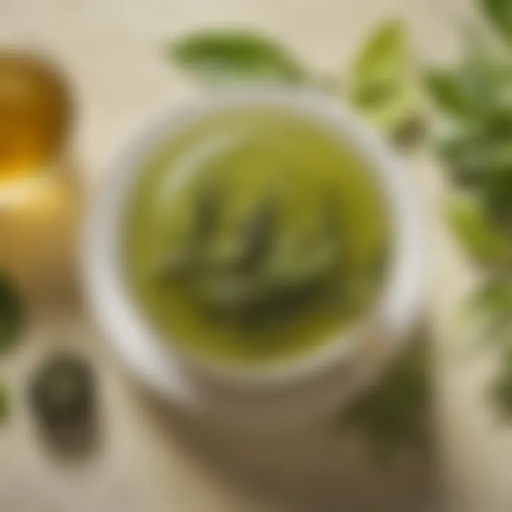 An infographic highlighting the health benefits of green tea with vibrant visuals.