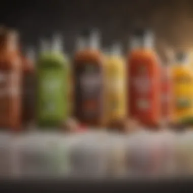 Selection of sauces and spices from HelloFresh Extras