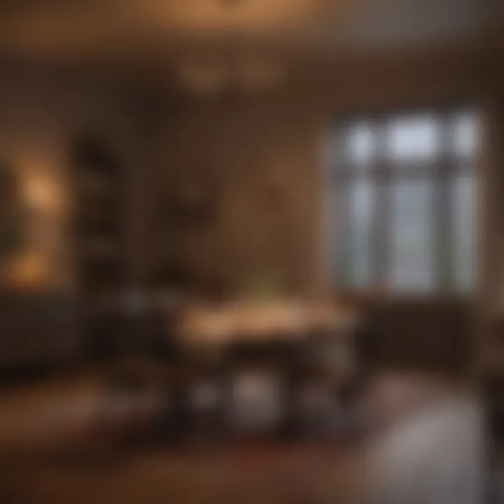 A cozy dining atmosphere with candles, perfect for an intimate meal.