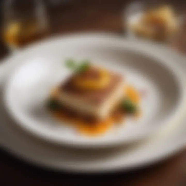 A beautifully plated dish showcasing a creative culinary presentation.
