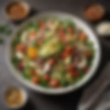 Quick and Healthy Salad Recipe A quick and nutritious salad with fresh vegetables and protein