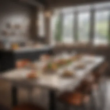 Flexible Dining for Modern Lifestyles A stylish dining setup showcasing flexible meal options