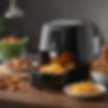Insignia Air Fryer showcasing various cooking settings