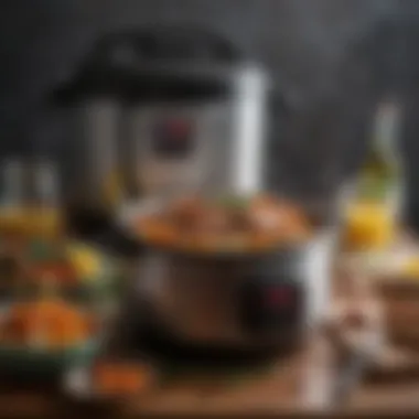 Creating a Balanced Meal with Instant Pot A beautifully arranged meal prepared in an Instant Pot