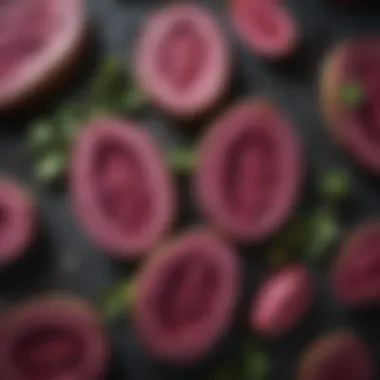 Culinary Delight with Japanese Purple Sweet Potatoes Delicious culinary dish featuring Japanese purple sweet potatoes