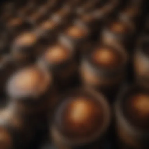 Traditional Japanese soy sauce barrels