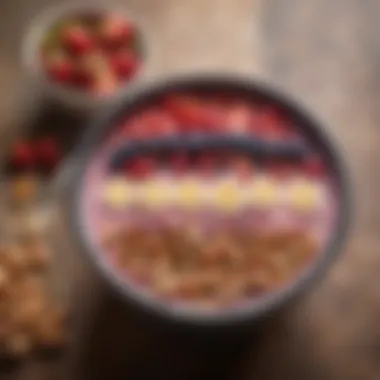 Berry Nut Smoothie Bowl A vibrant smoothie bowl topped with fresh berries and nuts