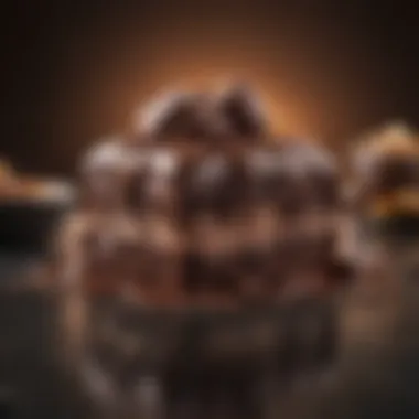 Decadent Chocolate Delight Decadent dessert featuring rich chocolate and elegant presentation