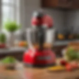 Showcasing the sleek design of the KitchenAid electric chopper