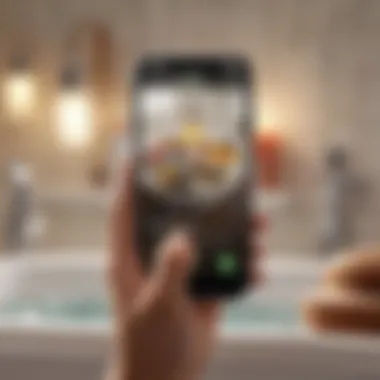 A smartphone displaying the Bath and Body Works app