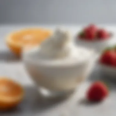 Creamy texture of homemade Luvele yogurt