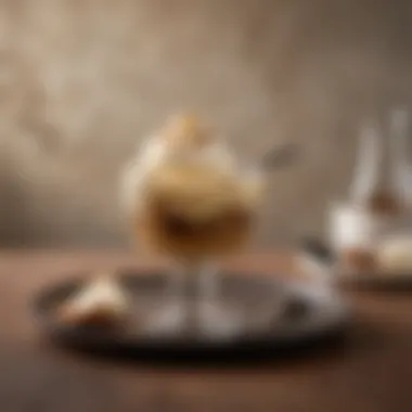 Crafted Affogato Delight A beautifully crafted affogato served in a glass bowl