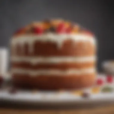 The Perfect Bake A beautifully baked cake showcasing perfect texture and color.