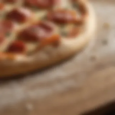 Finished pizza dough ready for shaping