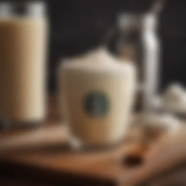 Steamed milk with velvety texture