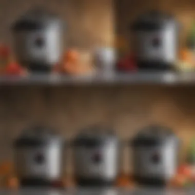 Comparison table of various Instant Pot models highlighting features and pricing.