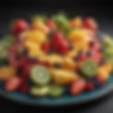 Fruits That Support Digestive Health Colorful assortment of fruits rich in fiber