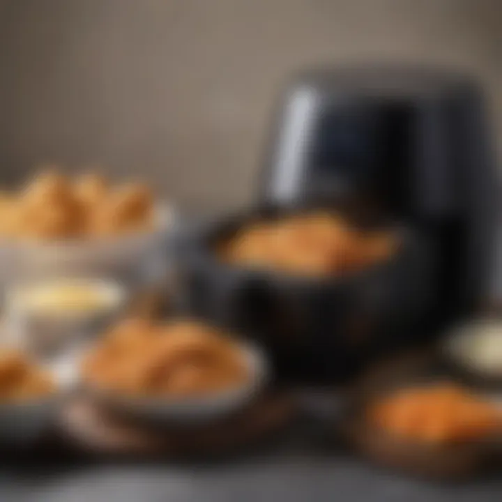 Delicious, crispy meal prepared using a Nuwave Air Fryer