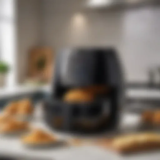 Nuwave Air Fryer showcasing its sleek design and digital controls