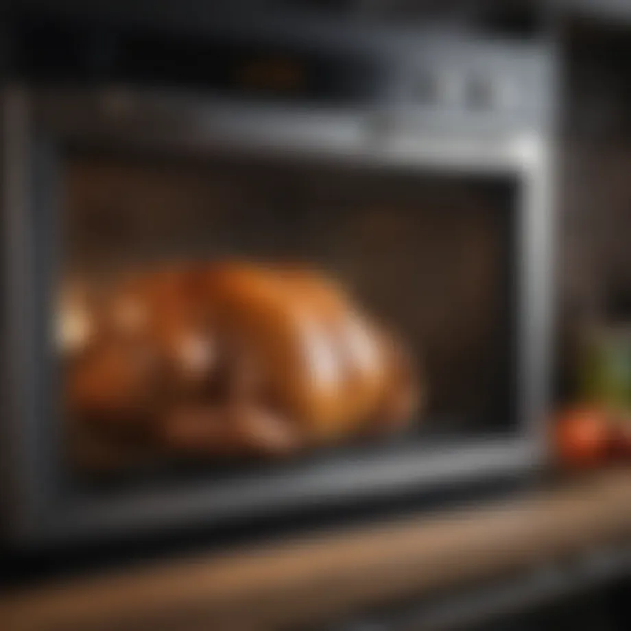 Roasting turkey in a conventional oven